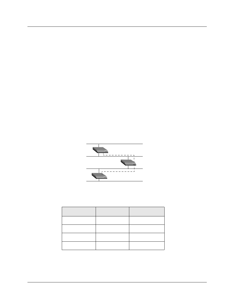 The link-state routing algorithm, The link-state routing algorithm -7, Figure 8-5 sample network topology -7 | Table 8-1 | Lucent Technologies 6000 User Manual | Page 355 / 586