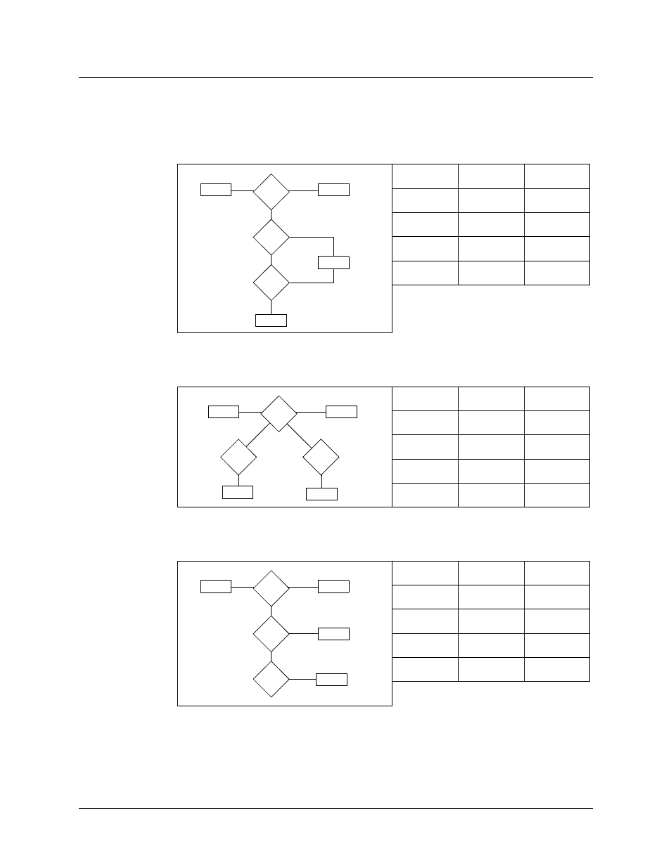 Table 8-2, Table 8-3, Table 8-4 | Table 8-2, table 8-3, and table 8-4 s | Lucent Technologies 6000 User Manual | Page 356 / 586