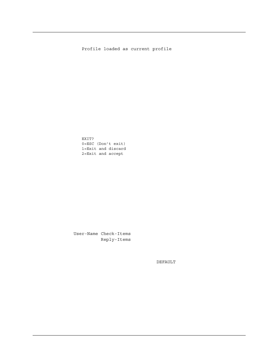 Saving a profile, Using radius, Saving a profile -8 using radius -8 | Lucent Technologies 6000 User Manual | Page 42 / 586