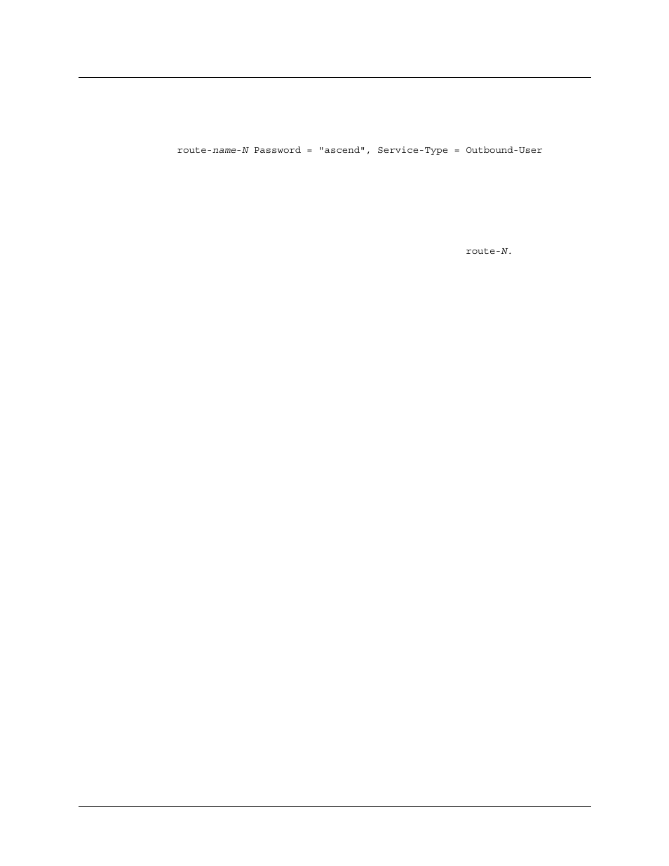 Settings in a radius route profiles, Route settings in a radius user profile | Lucent Technologies 6000 User Manual | Page 422 / 586