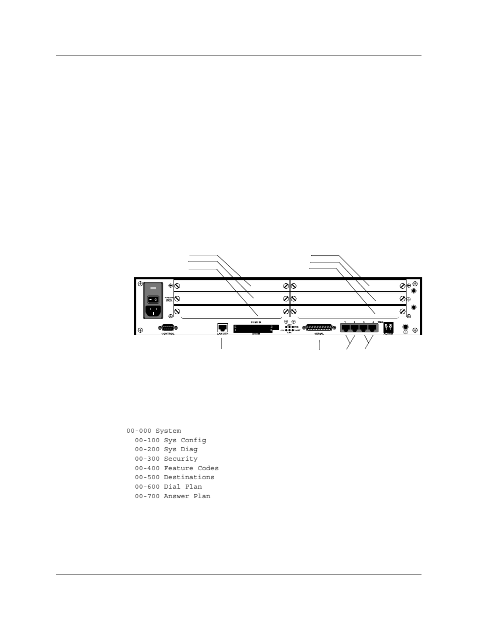 Introduction to wan configuration, System slot, T1 or e1 slots | Introduction to wan configuration -2, System slot -2 t1 or e1 slots -2 | Lucent Technologies 6000 User Manual | Page 46 / 586