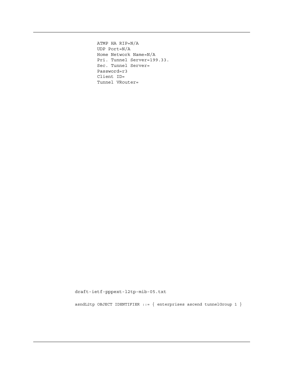 Snmp mib for l2tp added, Snmp mib for l2tp added -45 | Lucent Technologies 6000 User Manual | Page 479 / 586