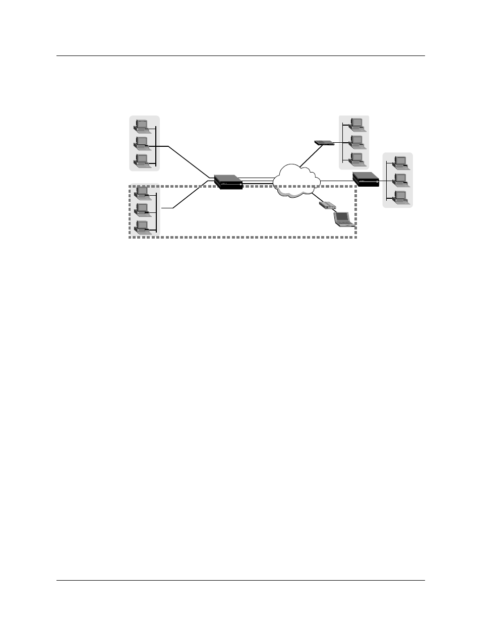 Current limitations, Accessible vrouter profiles, Figure 11-11typical vrouter implementation -48 | Lucent Technologies 6000 User Manual | Page 482 / 586