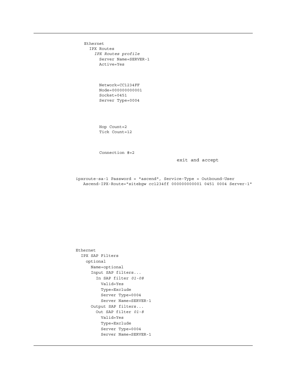 Creating and applying ipx sap filters, Creating and applying ipx sap filters -22 | Lucent Technologies 6000 User Manual | Page 508 / 586