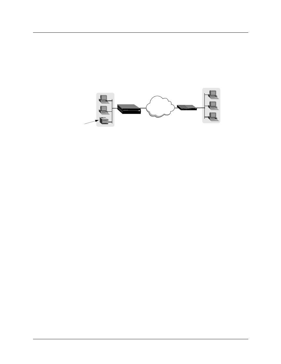Max units and appletalk nodes, Max units and appletalk nodes -4, Figure 13-2 routed connection -4 | Lucent Technologies 6000 User Manual | Page 516 / 586