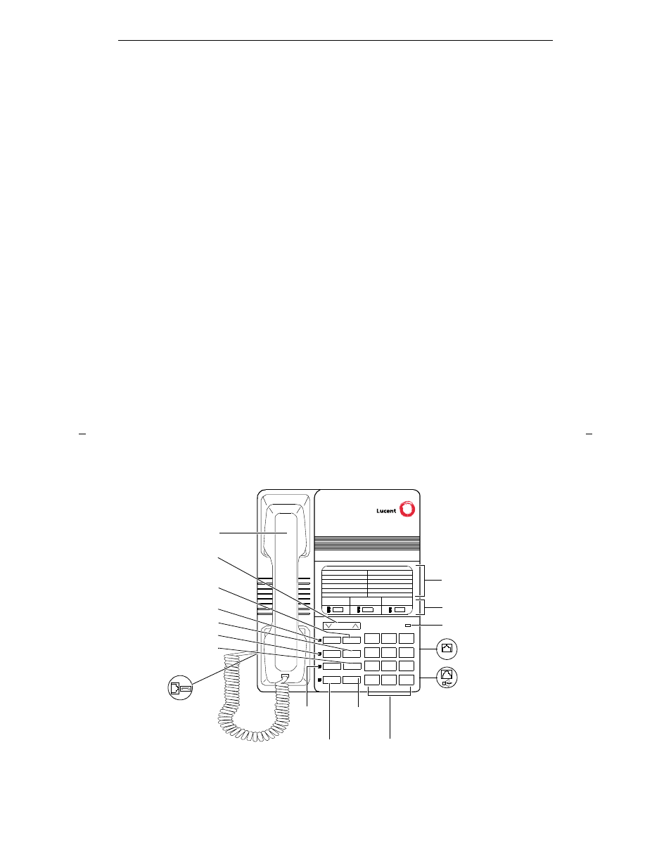 Your 8403 voice terminal | Lucent Technologies Voice Terminal 8403 User Manual | Page 4 / 33