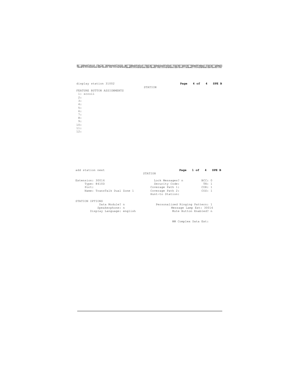 Mdw 9031dcp dual zone, Mdw 9031dcp dual zone configuration settings | Lucent Technologies MDW 9031DCP User Manual | Page 21 / 25