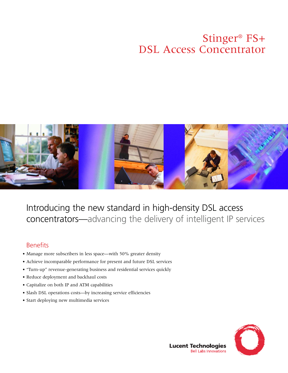 Lucent Technologies DSL Access Concentrator Stinger FS+ User Manual | 4 pages