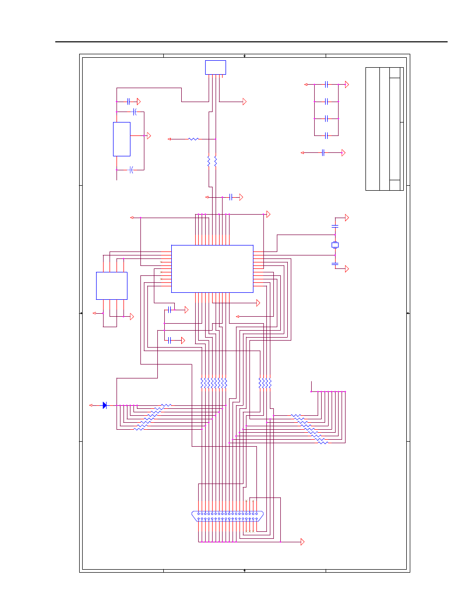 Figure 1. uss-720 evaluation kit schematic, Lucent technologies inc. 6-3, Figure 1. uss-720 ev aluation kit sc hematic | Lucent Technologies USS-720 User Manual | Page 57 / 96