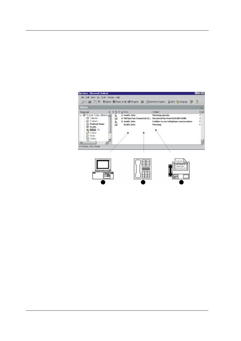 The unified mailbox, The unified mailbox -4 | Lucent Technologies Octel Unified Messenger Concepts and Planning Guide 101-1620-005 User Manual | Page 16 / 120