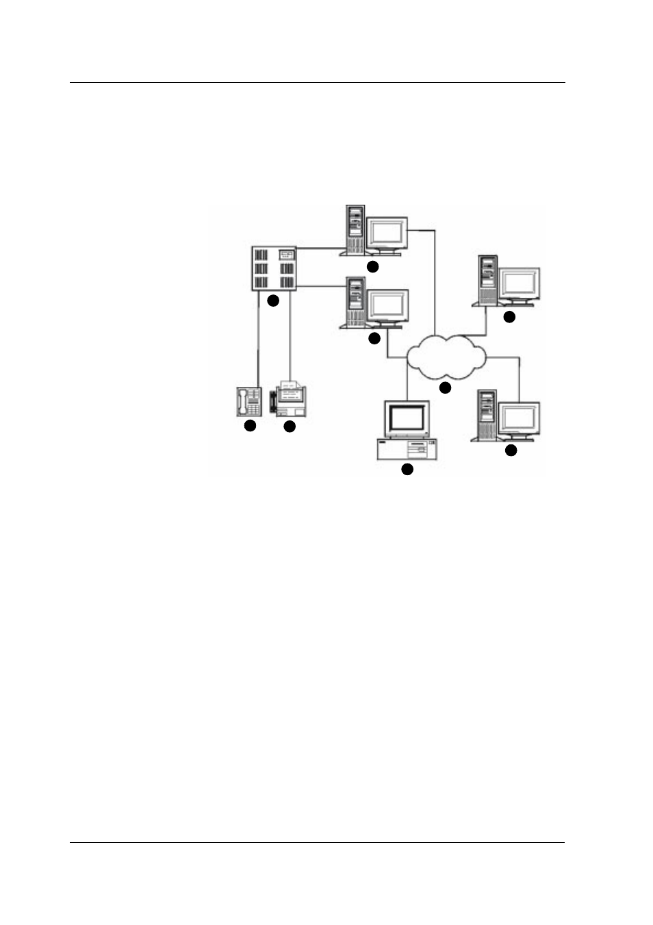 Networked components, Microsoft exchange server, Networked components -6 | Microsoft exchange server -6 | Lucent Technologies Octel Unified Messenger Concepts and Planning Guide 101-1620-005 User Manual | Page 18 / 120