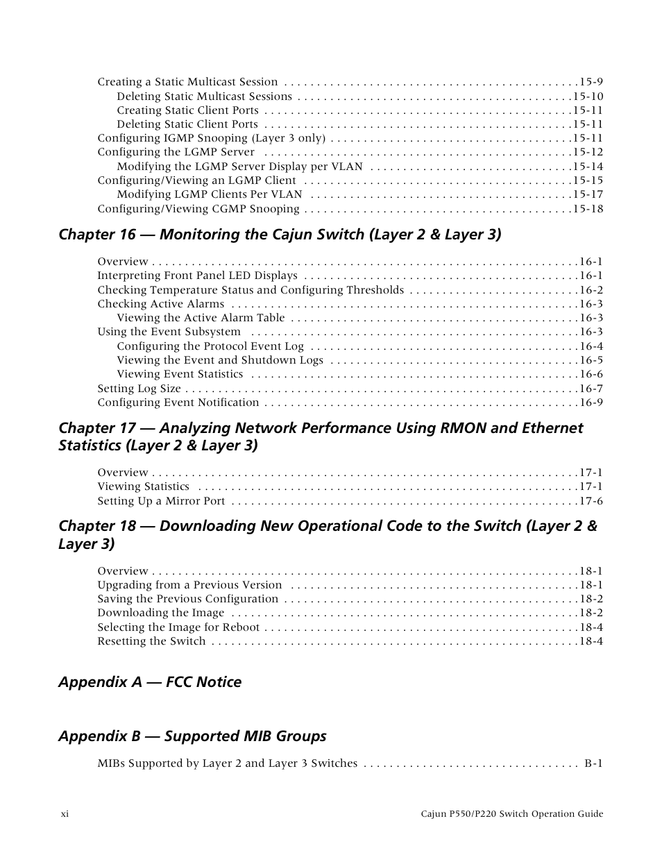 Lucent Technologies P550 User Manual | Page 11 / 335