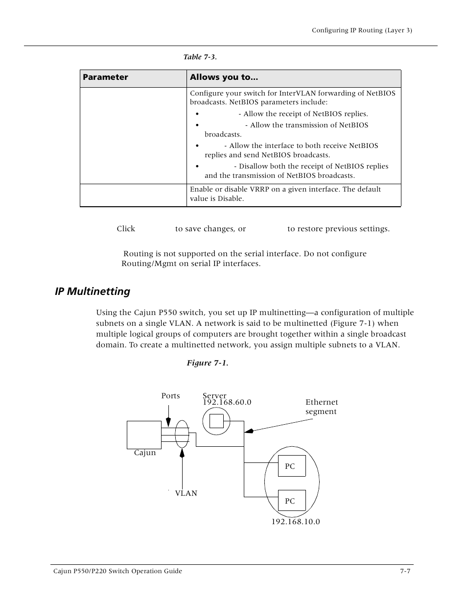 Ip multinetting, Ip multinetting -7 | Lucent Technologies P550 User Manual | Page 133 / 335