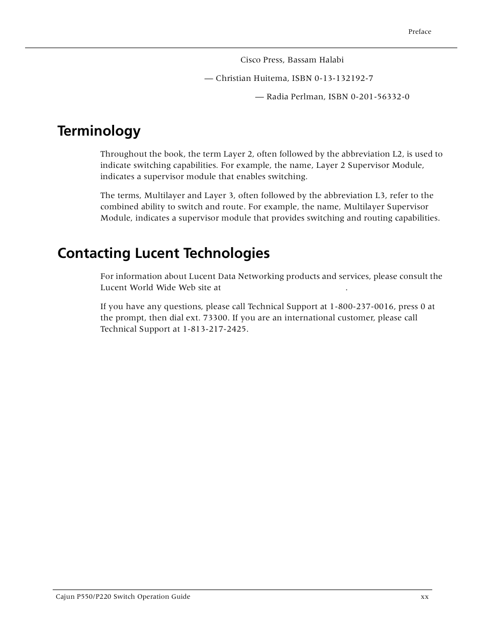 Terminology, Contacting lucent technologies | Lucent Technologies P550 User Manual | Page 19 / 335