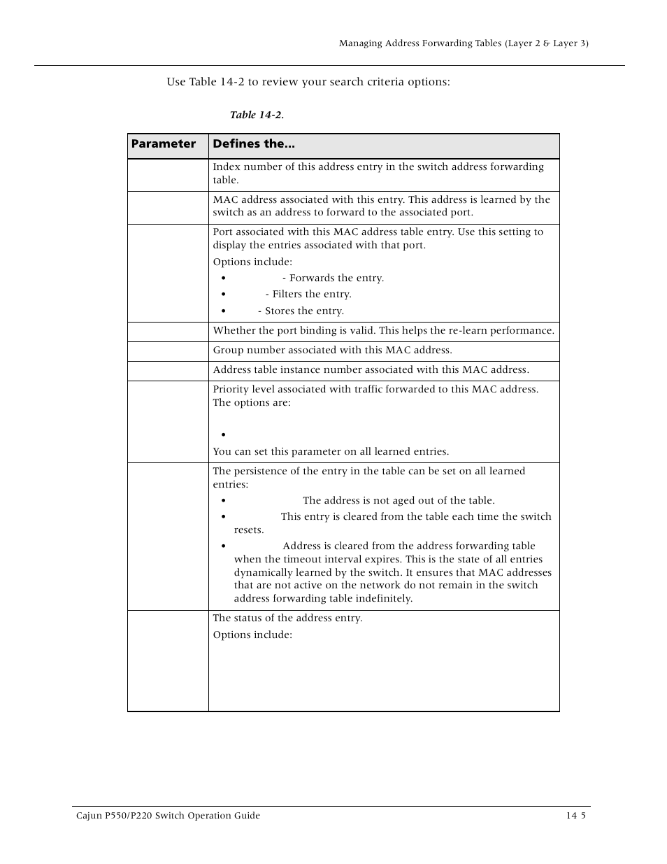 Lucent Technologies P550 User Manual | Page 245 / 335