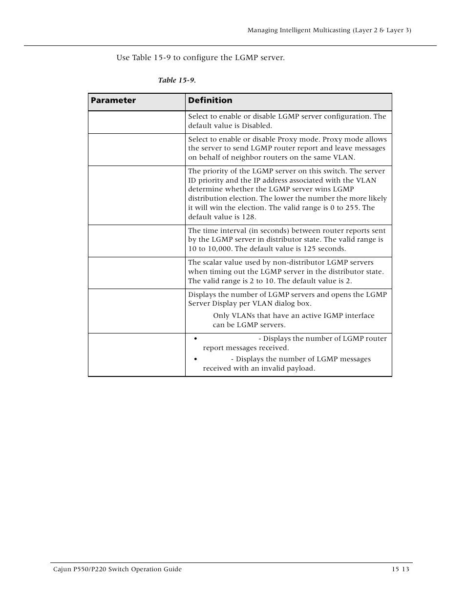 Lucent Technologies P550 User Manual | Page 259 / 335