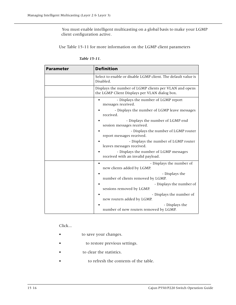Lucent Technologies P550 User Manual | Page 262 / 335
