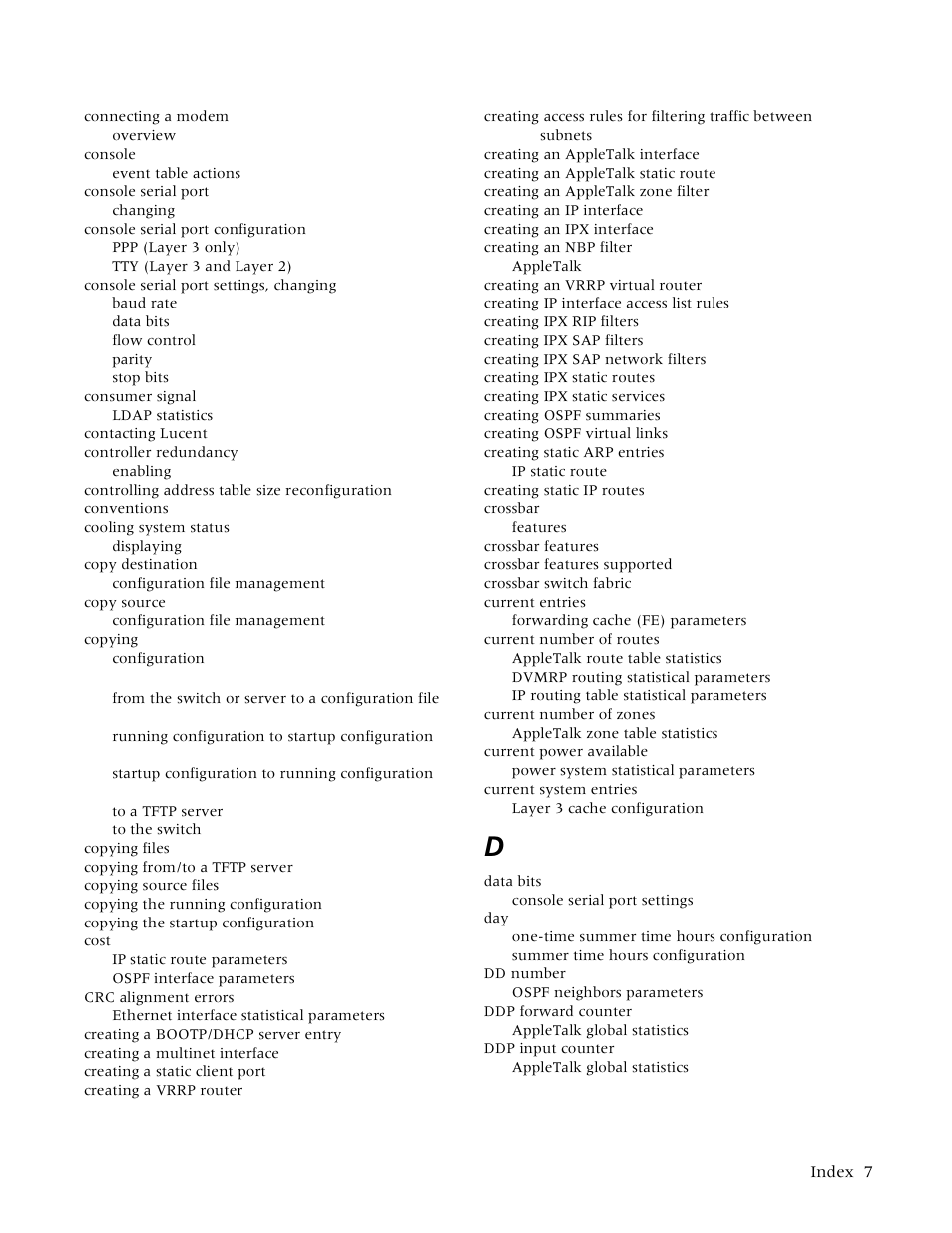 Lucent Technologies P550 User Manual | Page 303 / 335