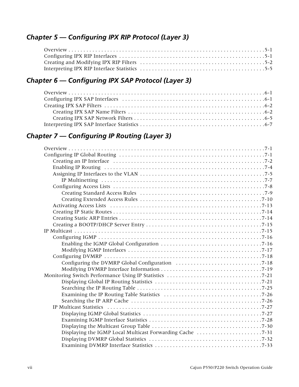 Lucent Technologies P550 User Manual | Page 7 / 335