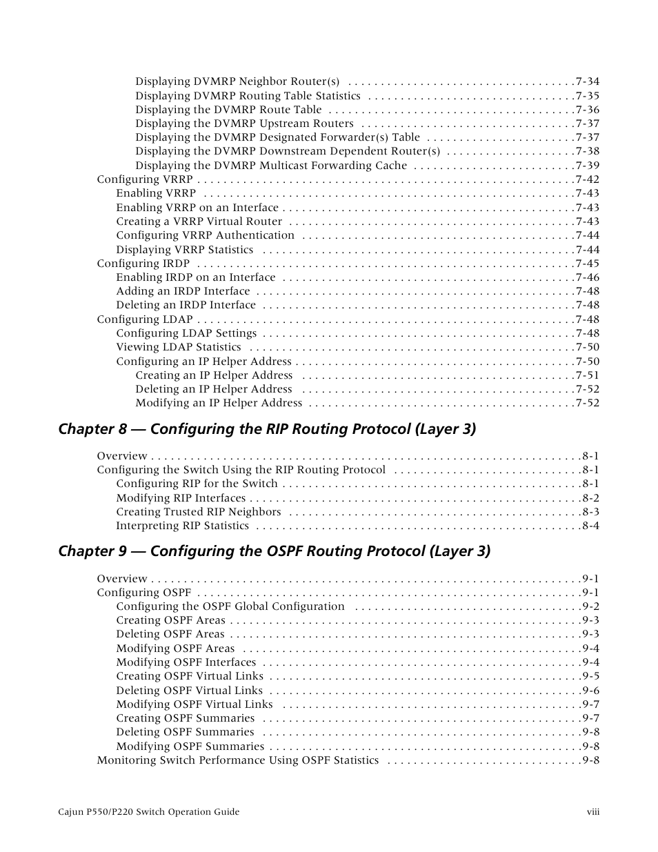Lucent Technologies P550 User Manual | Page 8 / 335