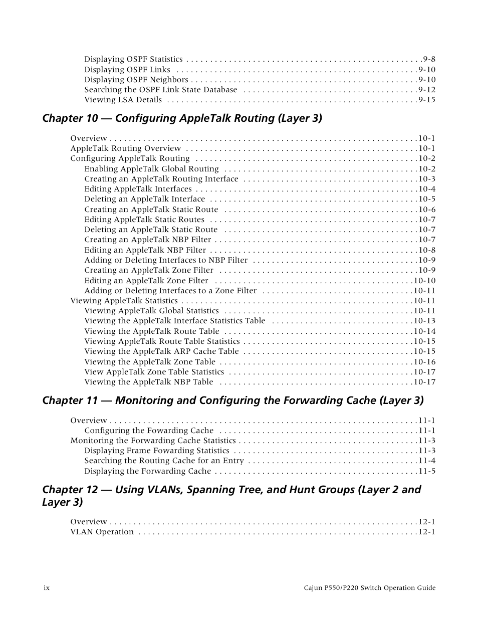 Lucent Technologies P550 User Manual | Page 9 / 335