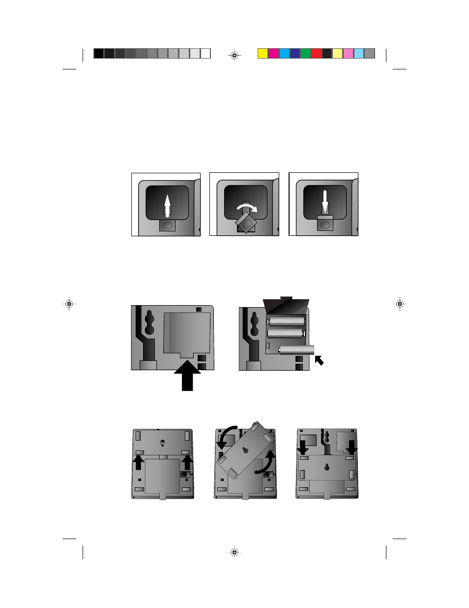 Wall installation, Reverse the handset tab, Install 3 aaa batteries | Installation | Lucent Technologies 954 User Manual | Page 8 / 35