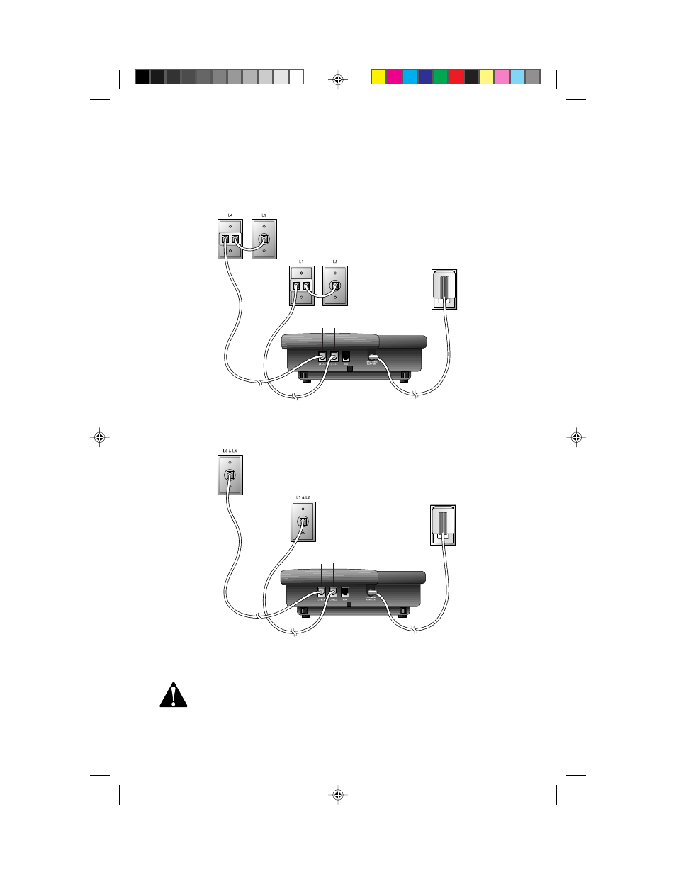 Connect the telephone line cords to the telephone, Connect the power adapter to the telephone, Installation | Lucent Technologies 954 User Manual | Page 9 / 35