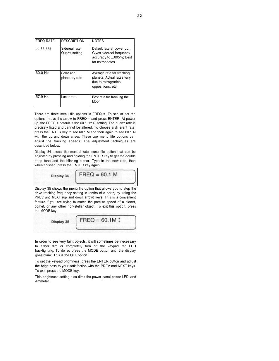 Mode five: keypad off/brightness adjust | Leisure Time LX20 User Manual | Page 23 / 65