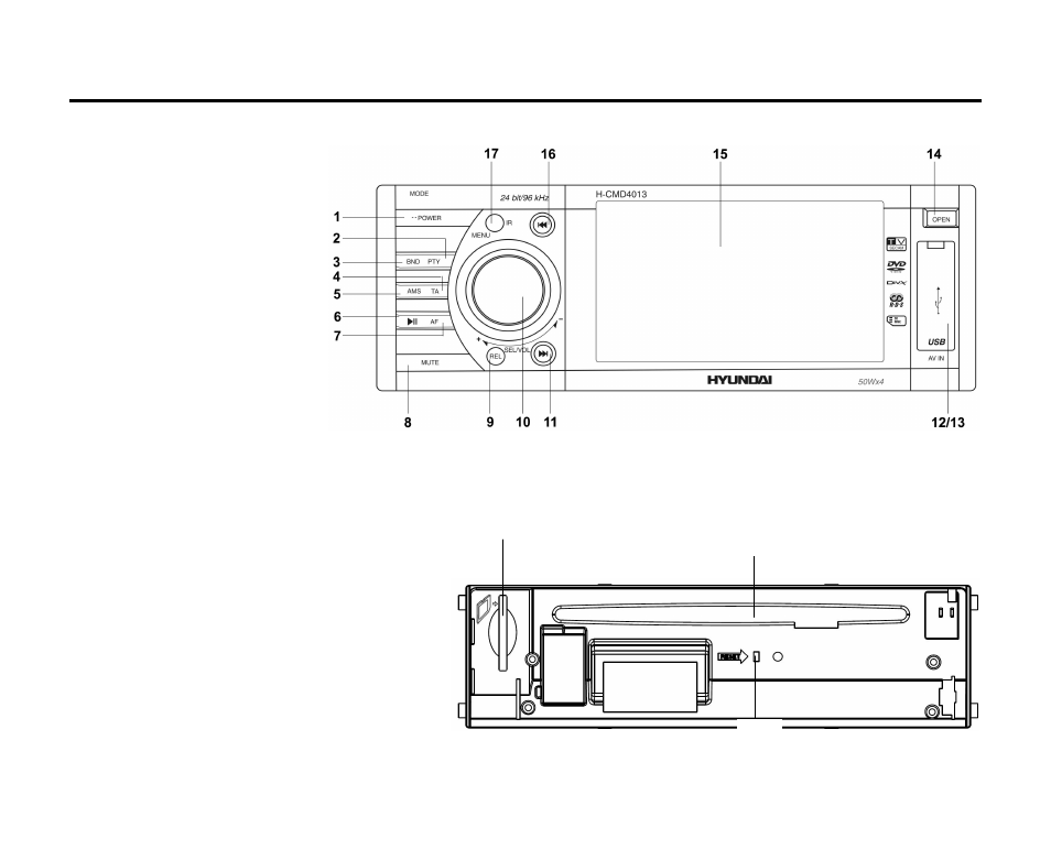 Controls | Hyundai H-CMD4013B User Manual | Page 8 / 73