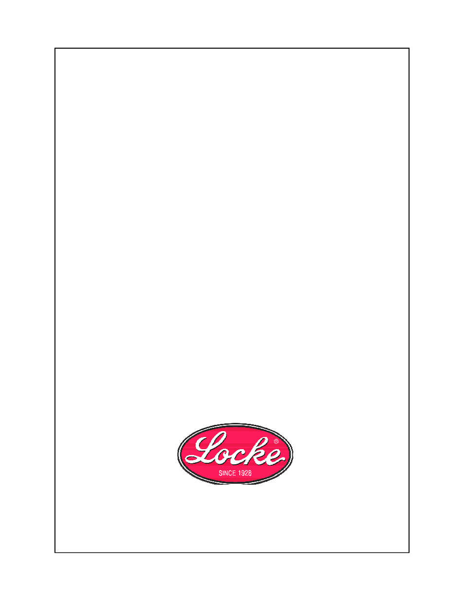 Locke turf | Locke TRM-3083 User Manual | Page 24 / 24