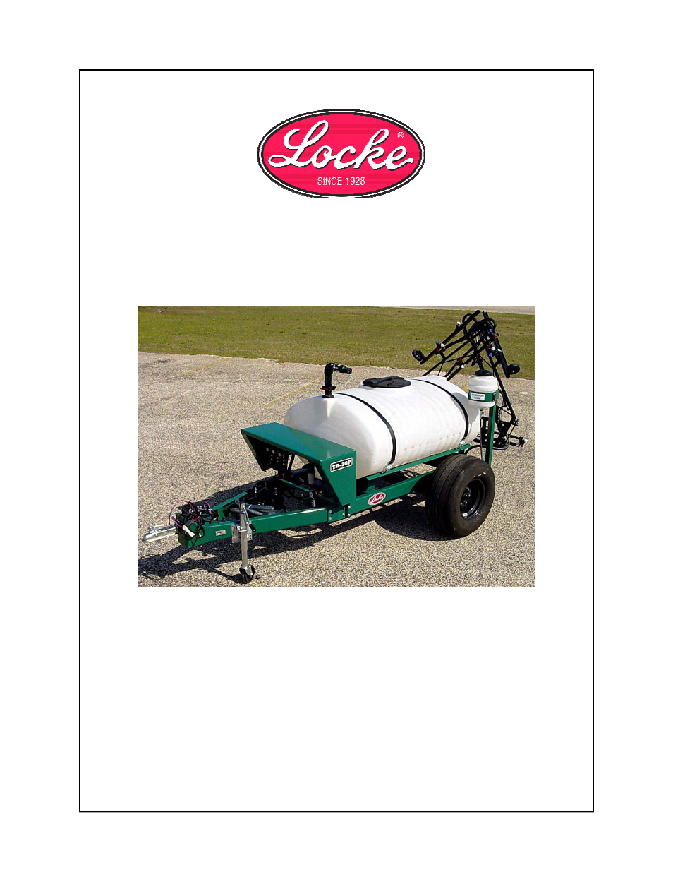 Locke TR-30 User Manual | 36 pages