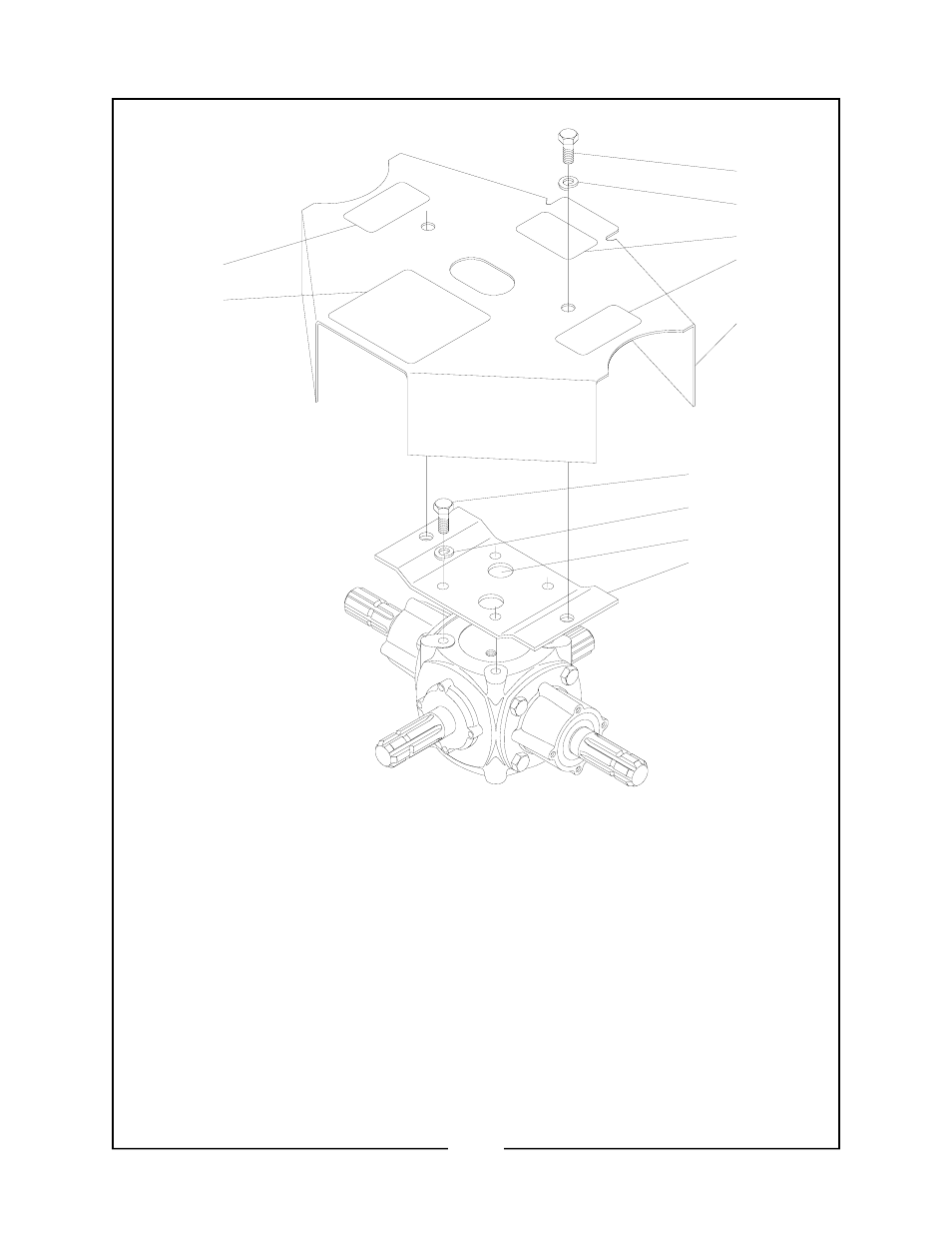 Shielding, center transfer gearbox | Locke MP User Manual | Page 13 / 24