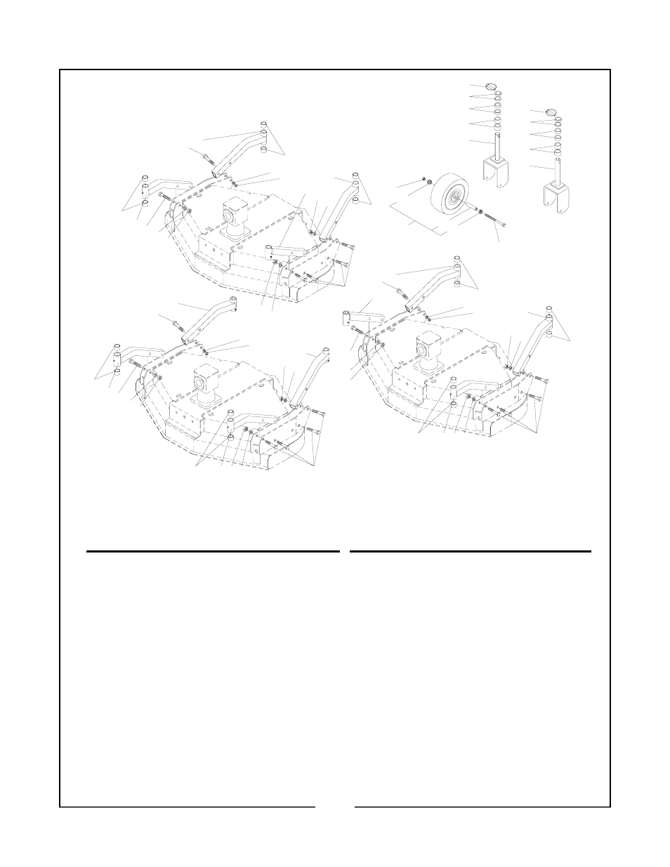 Caster arm & wheel assemblies | Locke MP User Manual | Page 17 / 24