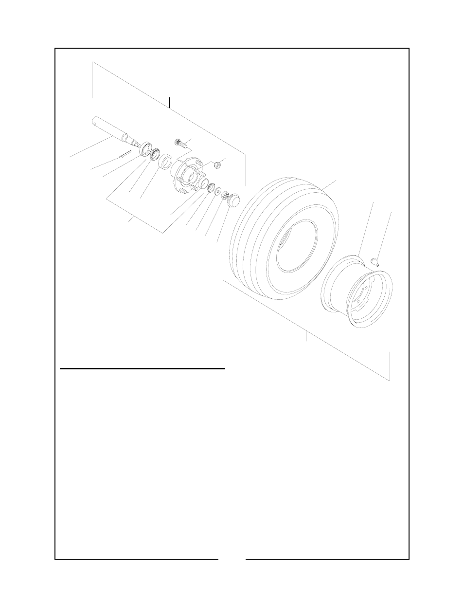 Transport wheel, tire & spindle 5-2 | Locke MP User Manual | Page 18 / 24