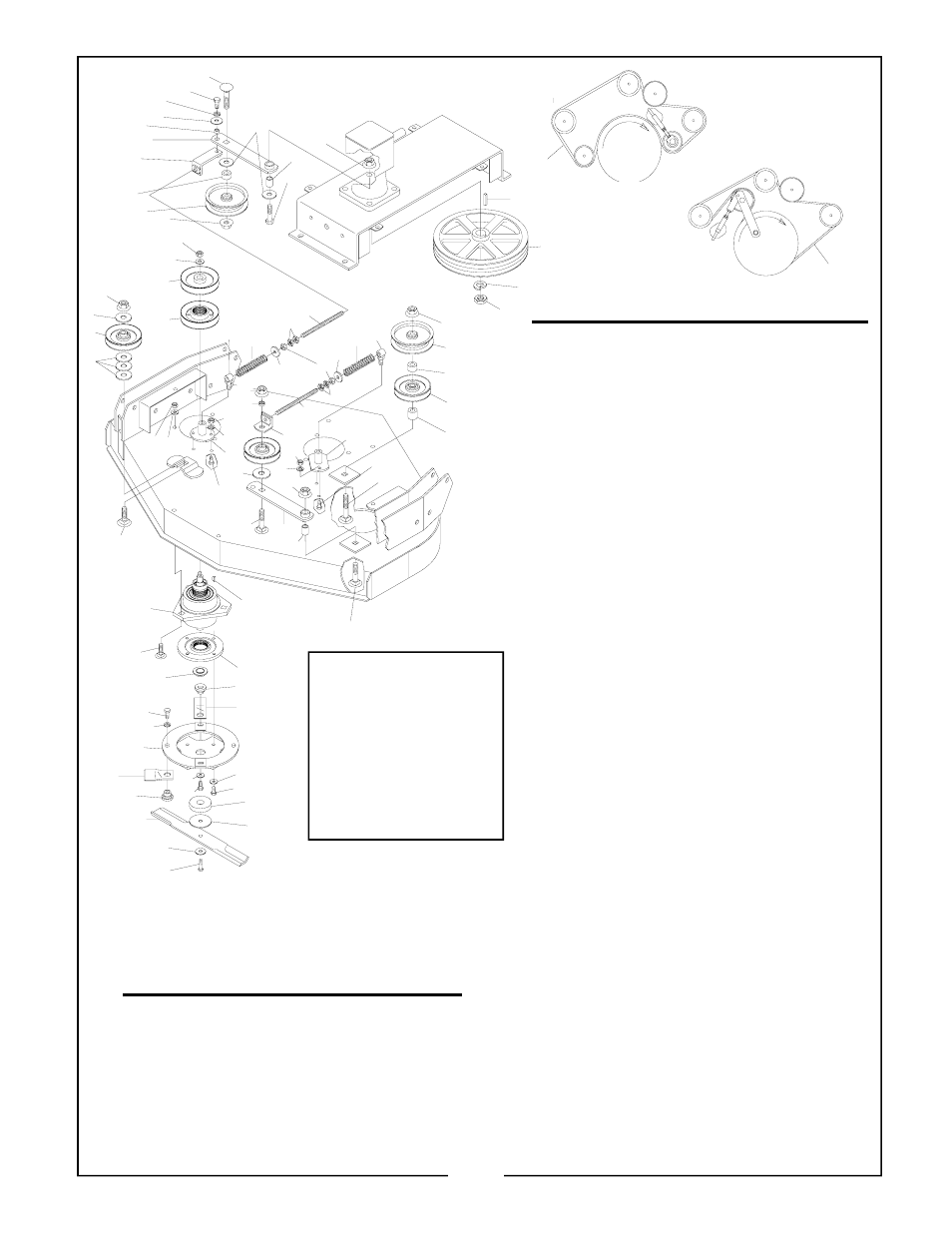 Blades, belts & pulleys | Locke MP User Manual | Page 7 / 24