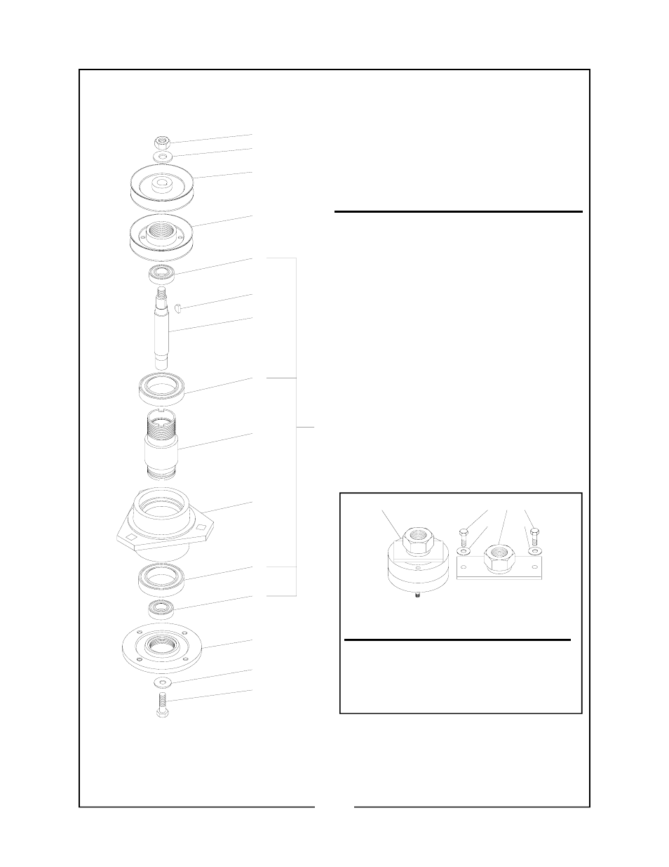 Blade spindle | Locke MP User Manual | Page 9 / 24