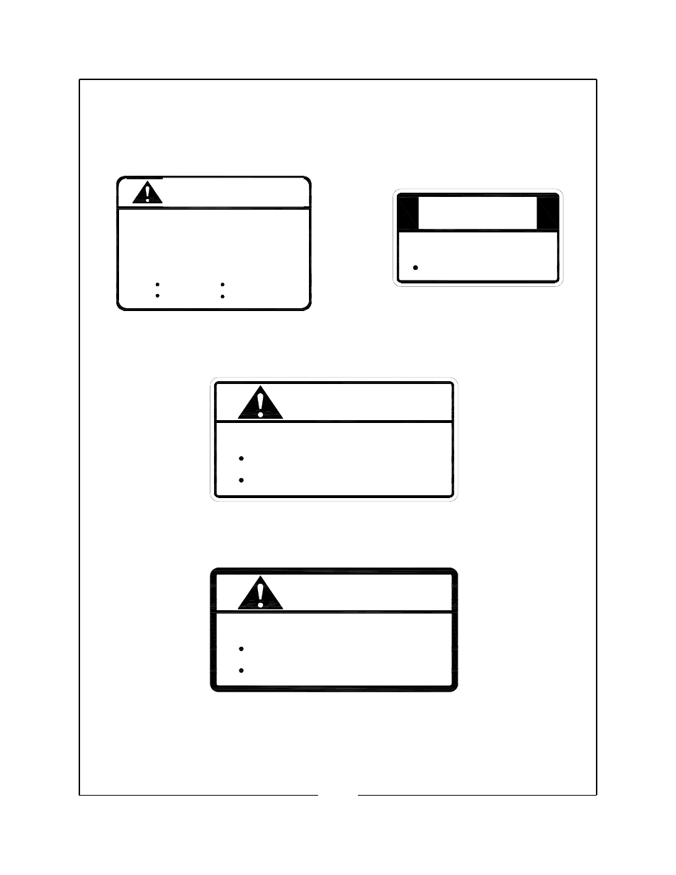 Caution, Notice, Warning | Locke TVM-3077 User Manual | Page 17 / 20