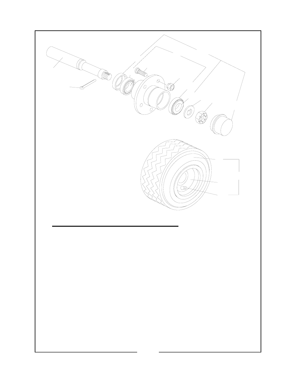 Wheel, axle and hub assembly | Locke TRM-3083 User Manual | Page 16 / 32