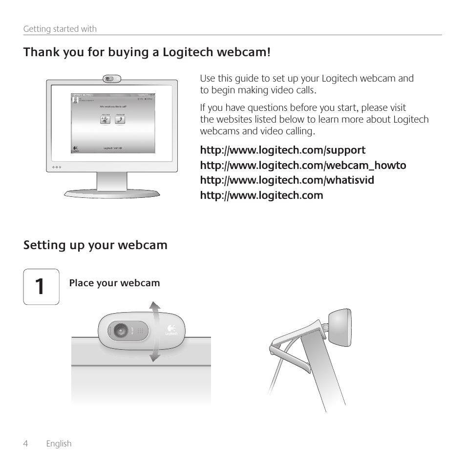 Logitech C270 User Manual | Page 4 / 94