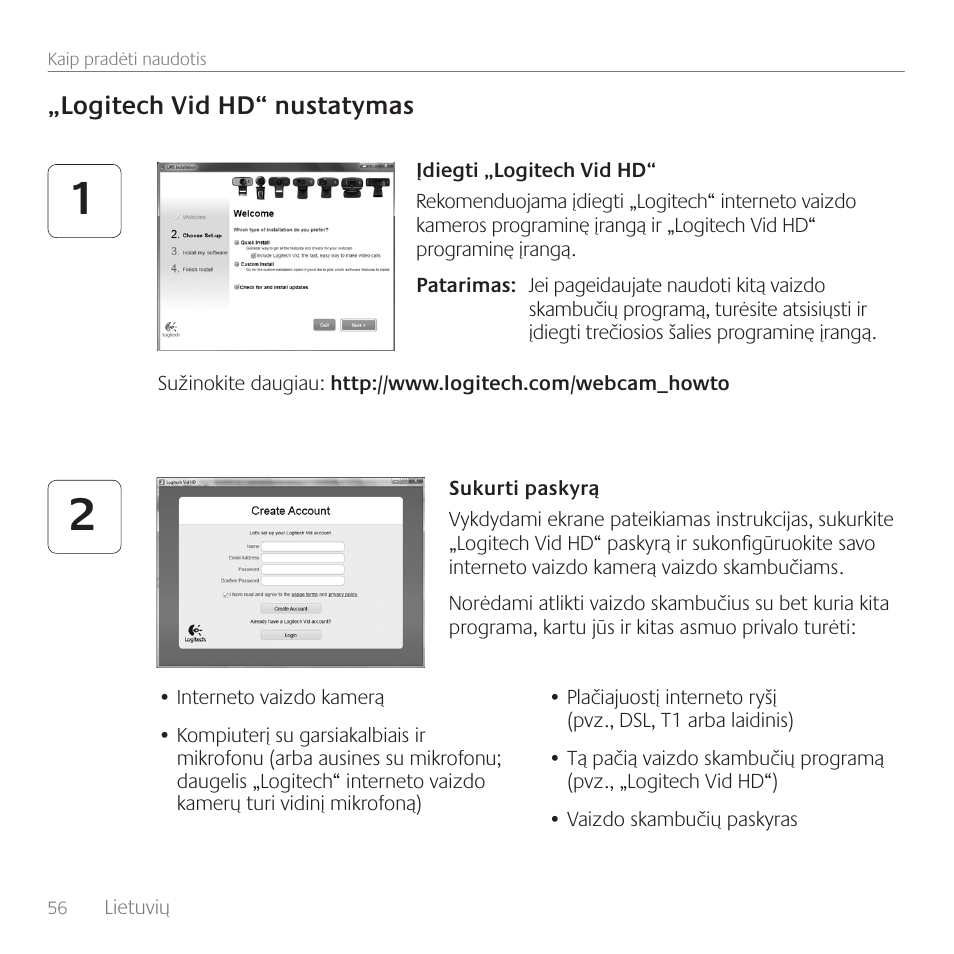 Logitech C270 User Manual | Page 56 / 94