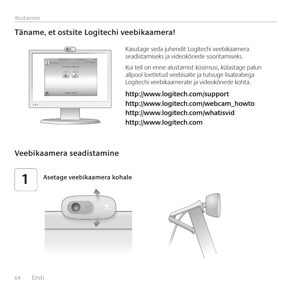 Logitech C270 User Manual | Page 64 / 94