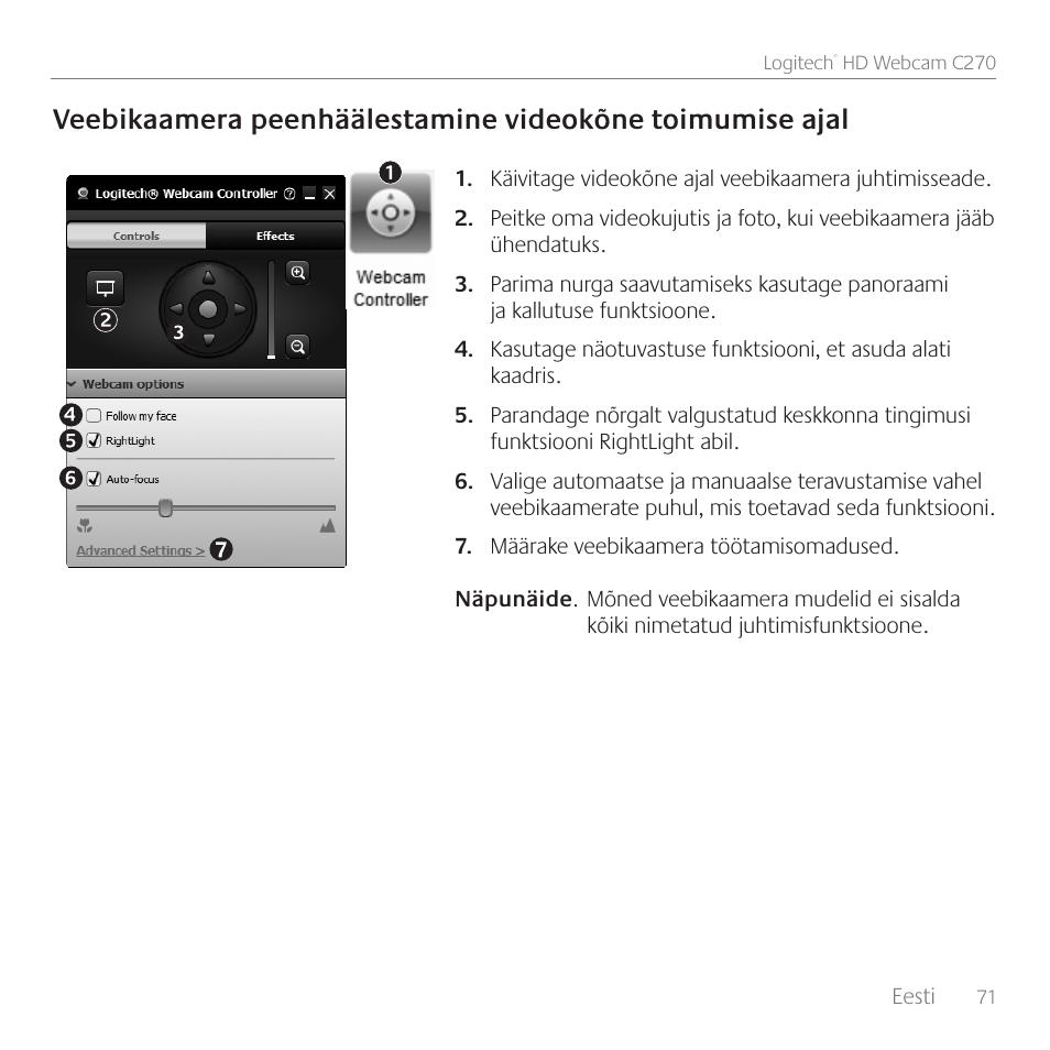 Logitech C270 User Manual | Page 71 / 94