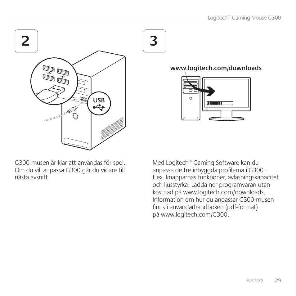 Logitech Gaming G300 User Manual | Page 29 / 64