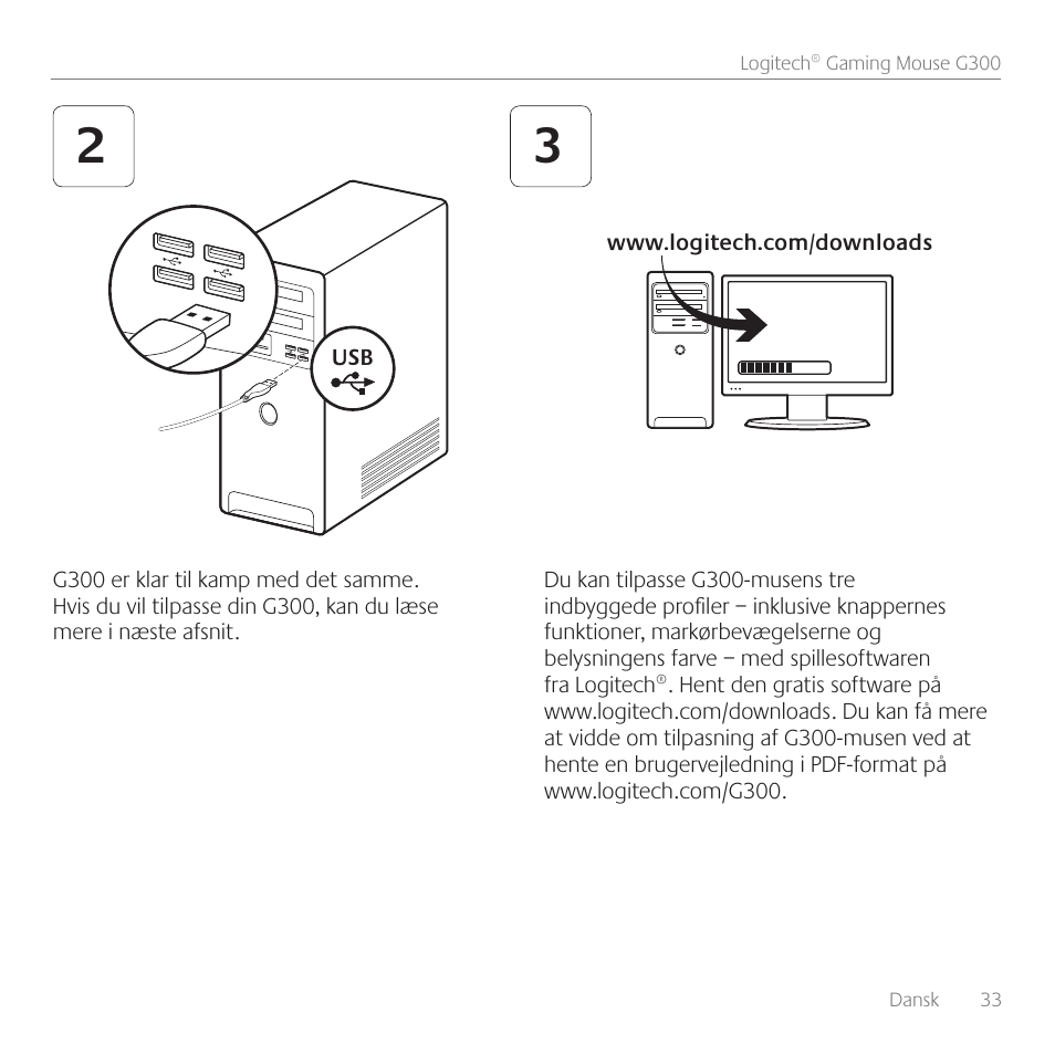 Logitech Gaming G300 User Manual | Page 33 / 64