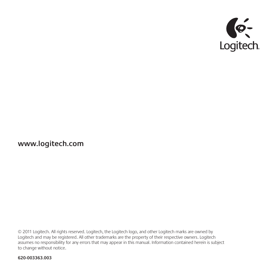 Logitech Gaming G300 User Manual | Page 64 / 64