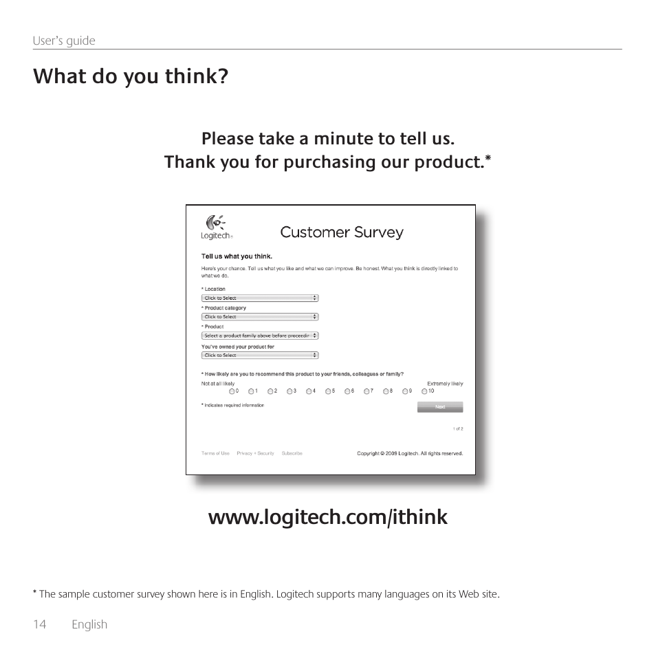 What do you think | Logitech Surround Sound Speakers Z906 User Manual | Page 14 / 52