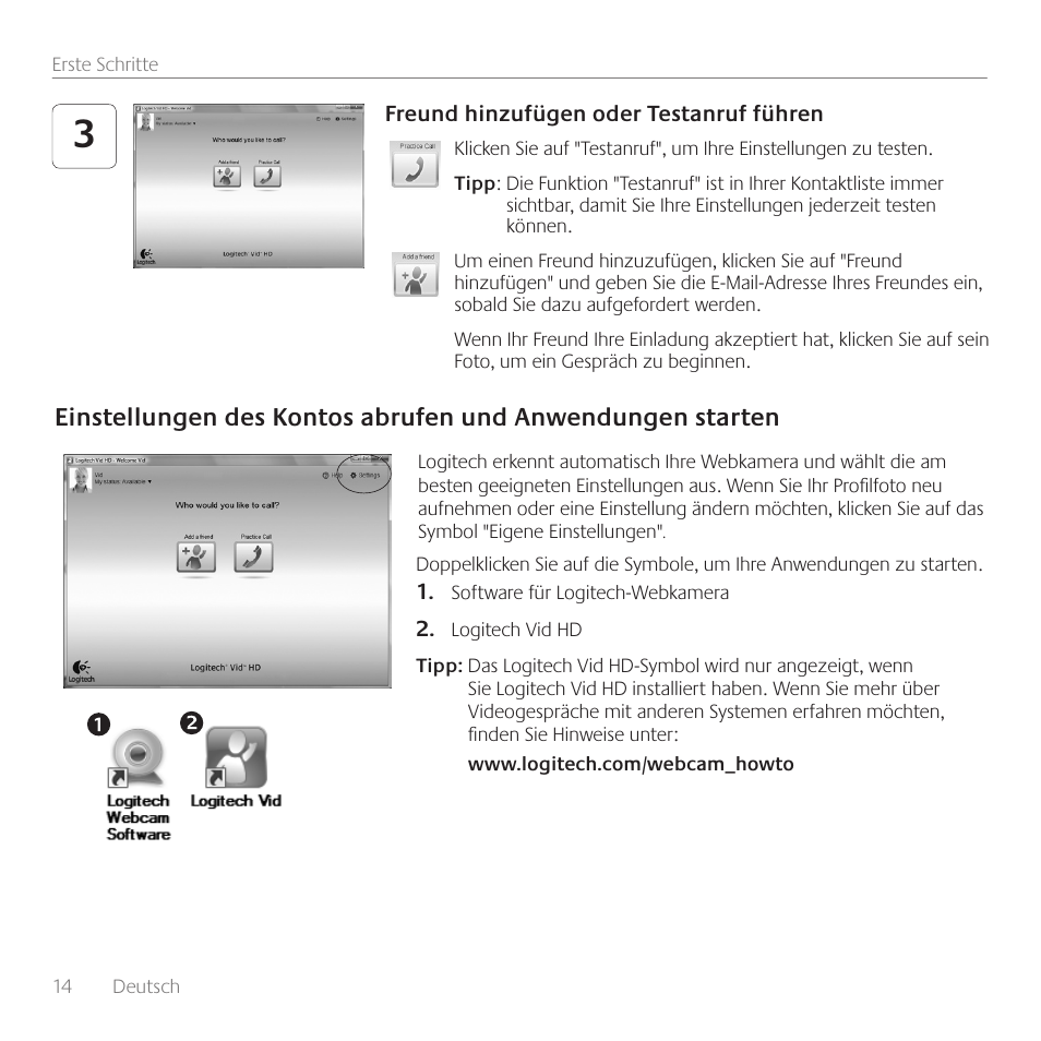 Logitech C160 User Manual | Page 14 / 116