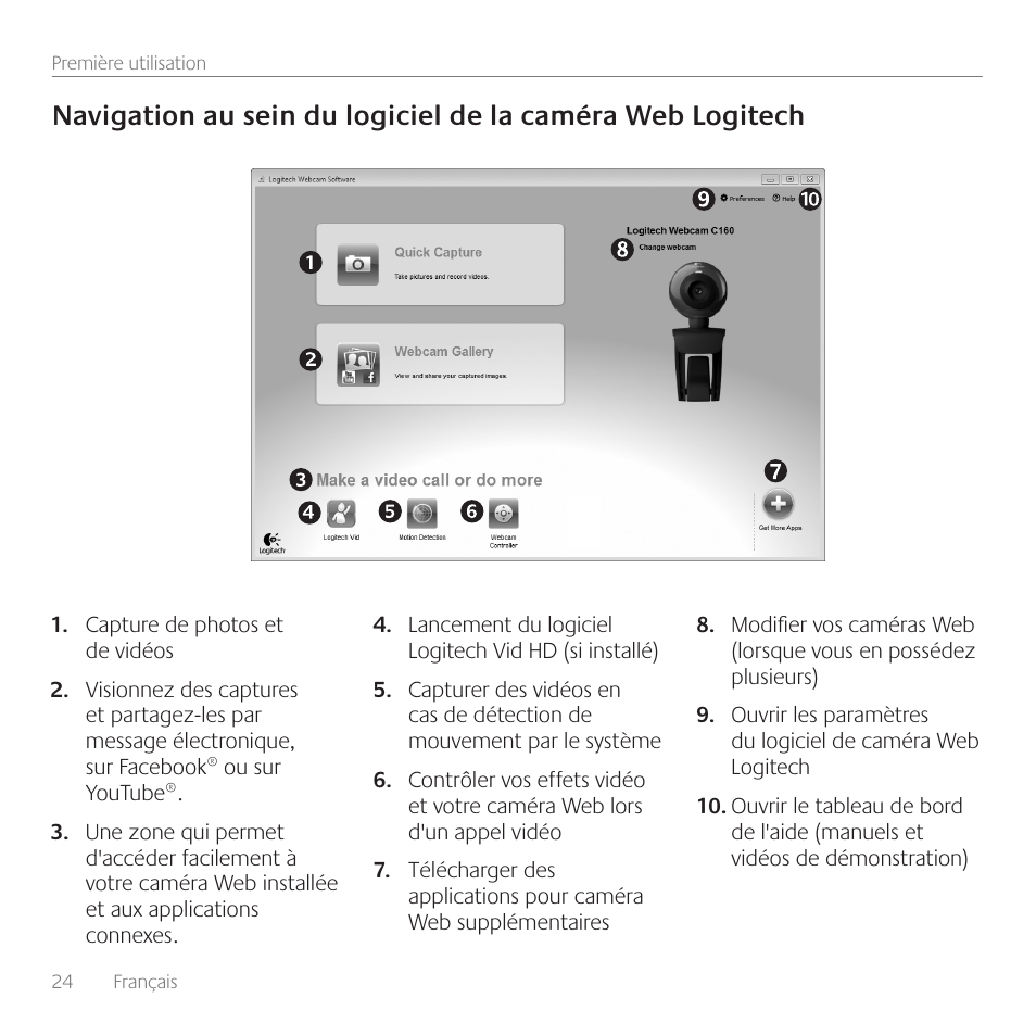 Logitech C160 User Manual | Page 24 / 116