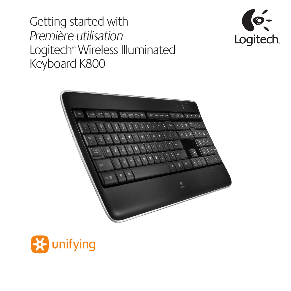 Logitech Wireless Keyboard K800 User Manual | 32 pages