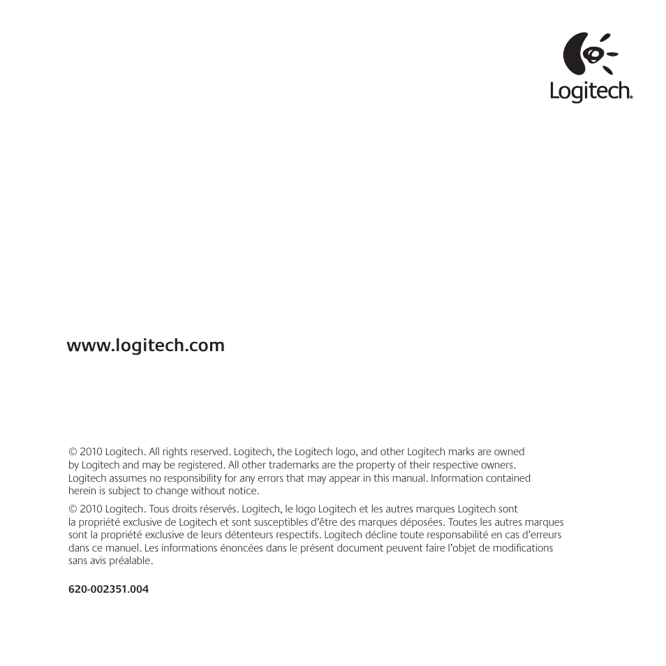 Logitech Wireless Keyboard K800 User Manual | Page 32 / 32